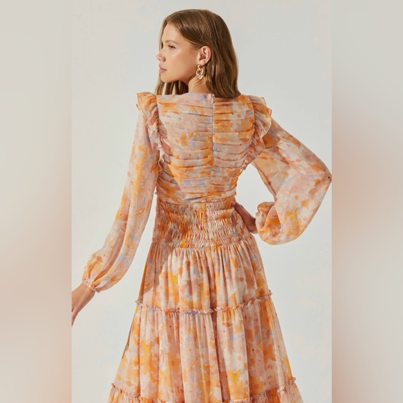 Eloraina Floral Tiered Midi Dress - Picture 3 of 9